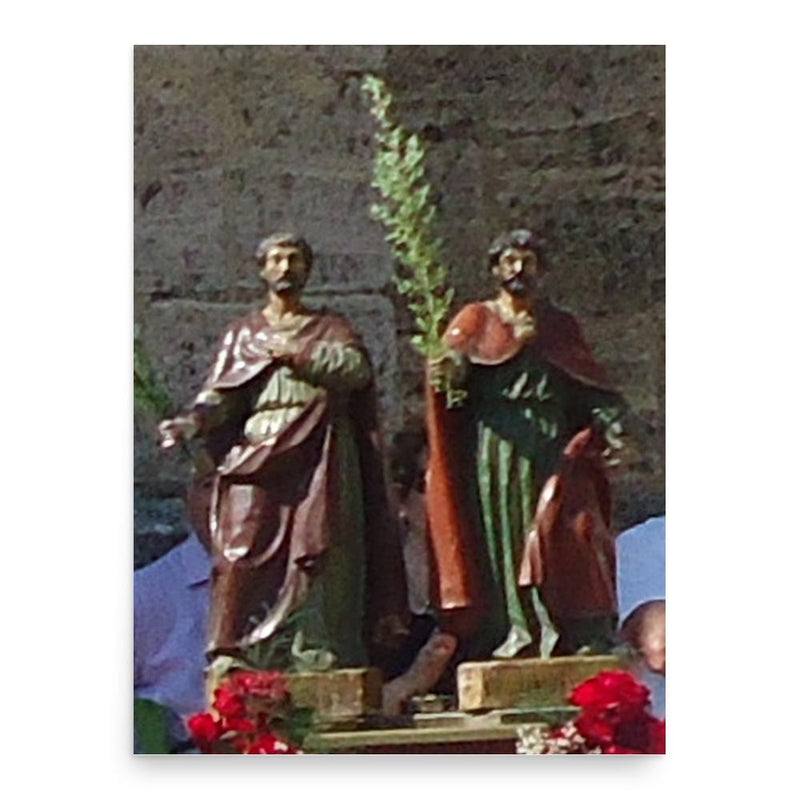 Facundus and Primitivus poster print, in size 18x24 inches.