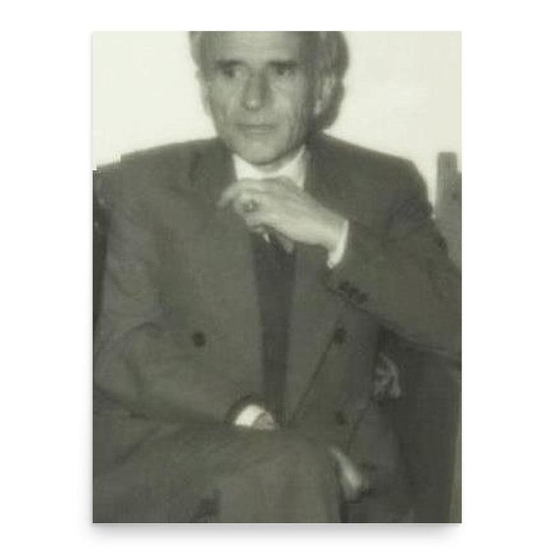 Fahredin Nuri poster print, in size 18x24 inches.