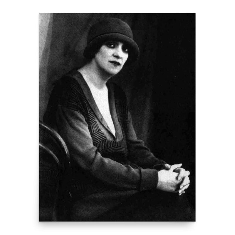 Faina Ranevskaya poster print, in size 18x24 inches.