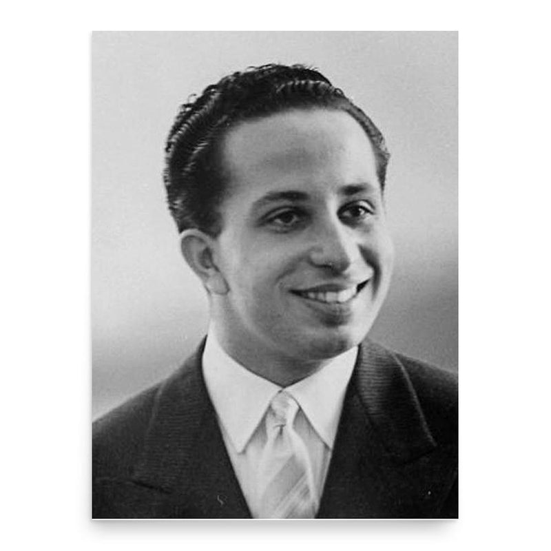Faisal II of Iraq poster print, in size 18x24 inches.