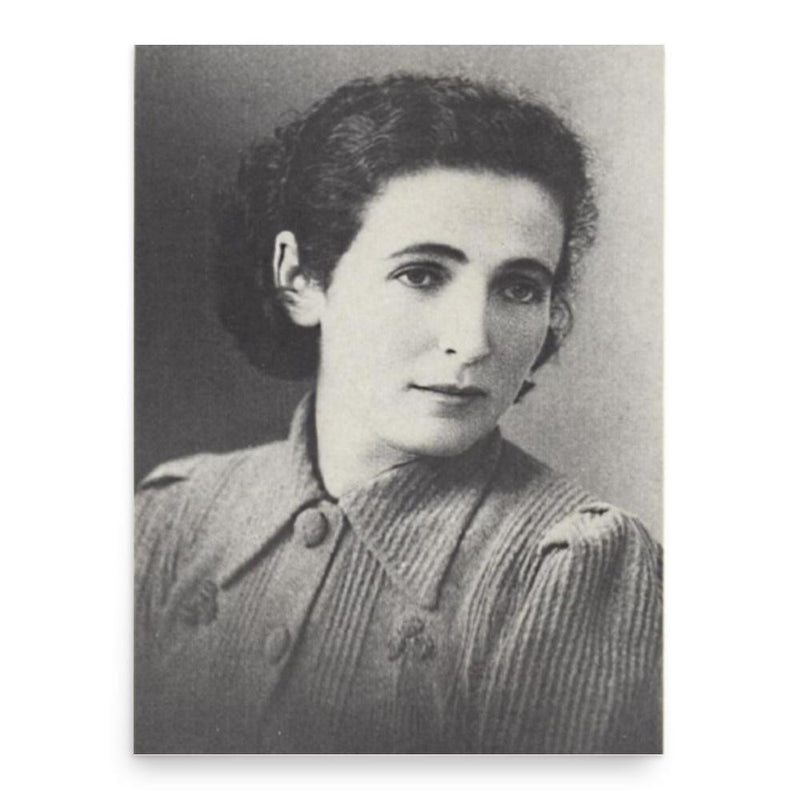 Fania Bergstein poster print, in size 18x24 inches.