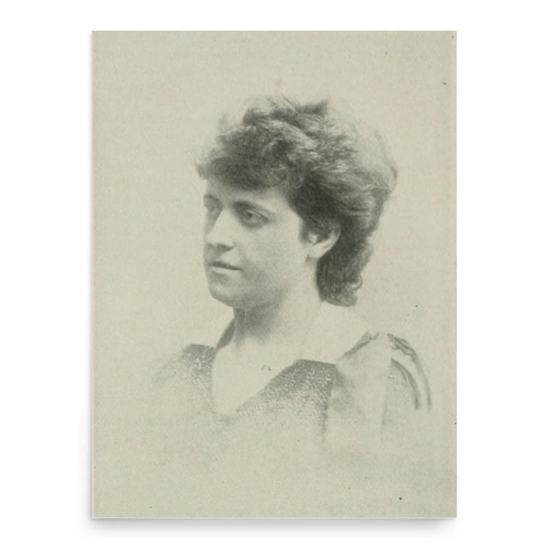 Fannie Edgar Thomas poster print, in size 18x24 inches.