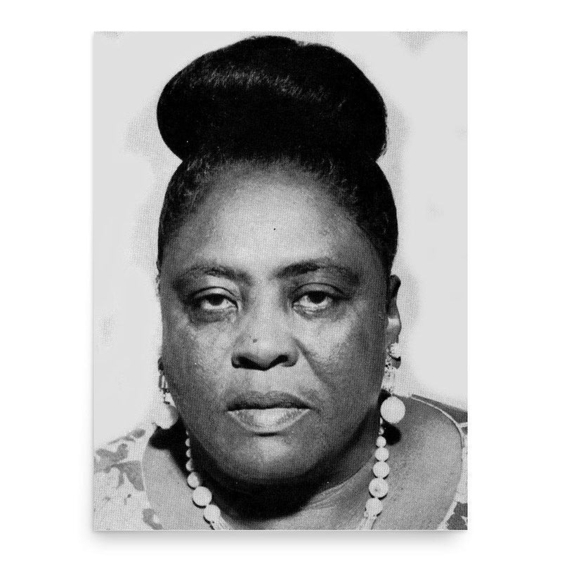 Fannie Lou Hamer poster print, in size 18x24 inches.