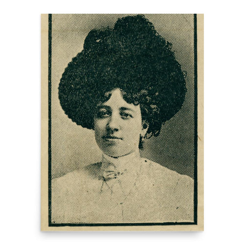 Fannie Tremblay poster print, in size 18x24 inches.