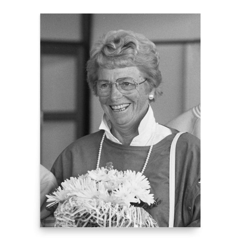 Fanny Blankers-Koen poster print, in size 18x24 inches.