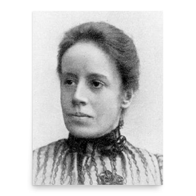 Fanny Brate poster print, in size 18x24 inches.