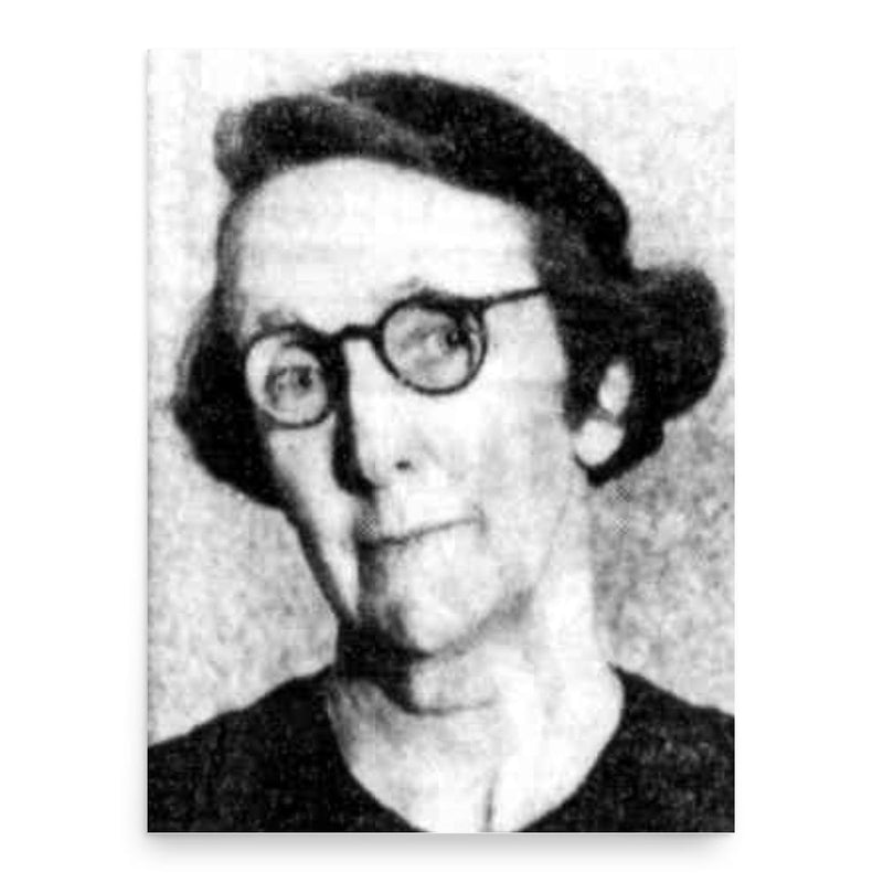 Fanny Brownbill poster print, in size 18x24 inches.