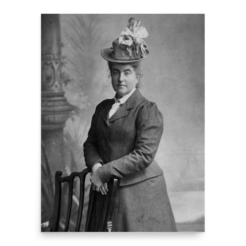 Fanny Bullock Workman poster print, in size 18x24 inches.