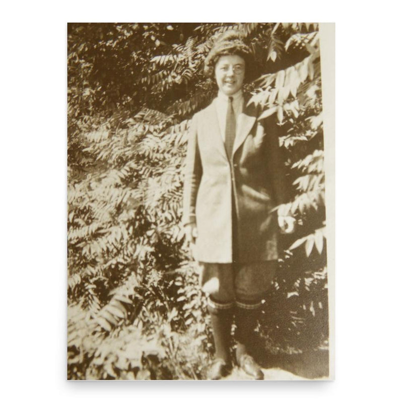 Fanny Carter Edson poster print, in size 18x24 inches.