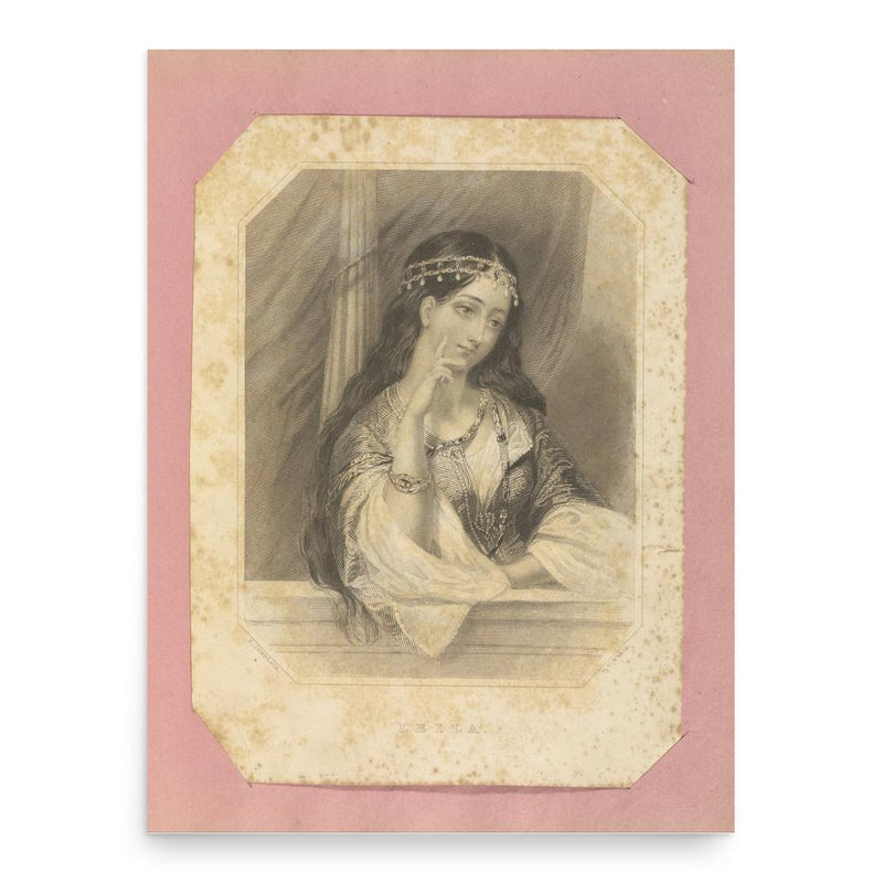 Fanny Corbaux poster print, in size 18x24 inches.