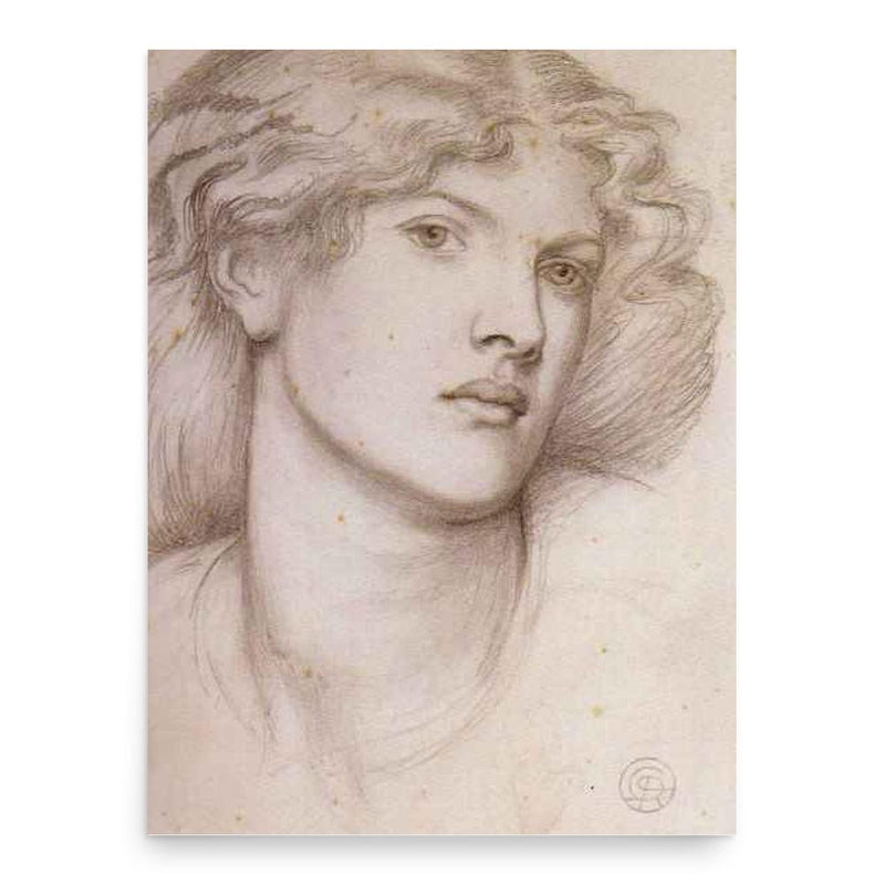 Fanny Cornforth poster print, in size 18x24 inches.