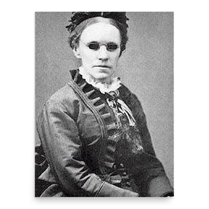 Fanny Crosby poster print, in size 18x24 inches.