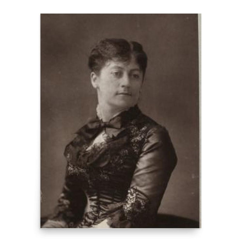 Fanny Fleury poster print, in size 18x24 inches.