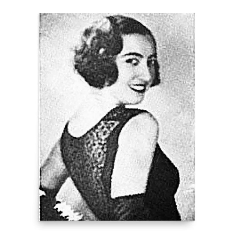 Fanny Gordon poster print, in size 18x24 inches.