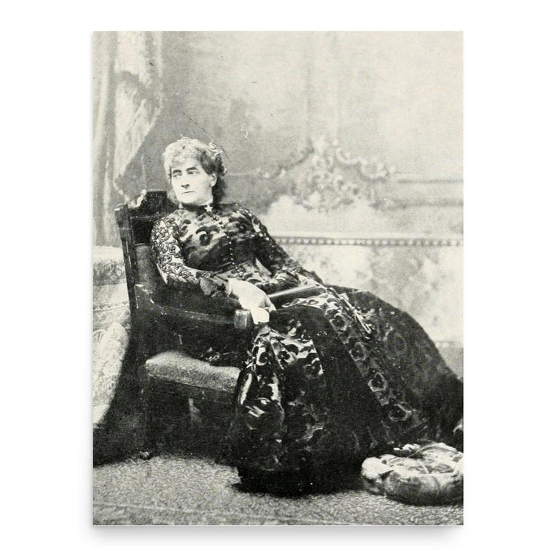 Fanny Janauschek poster print, in size 18x24 inches.