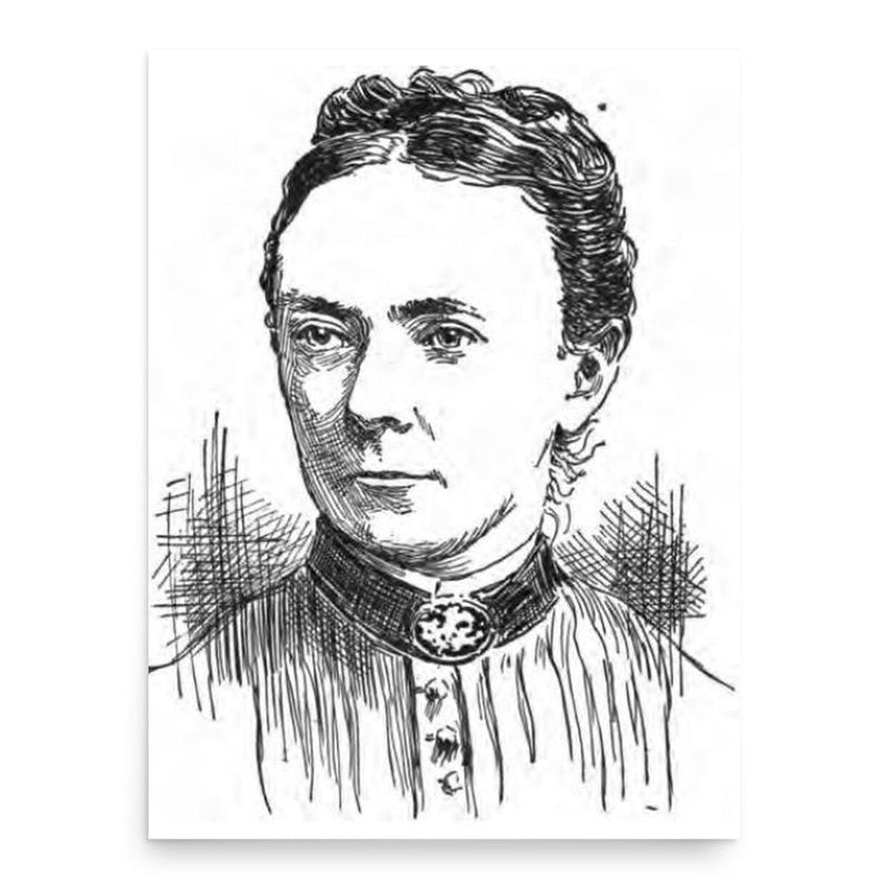 Fanny Jane Butler poster print, in size 18x24 inches.