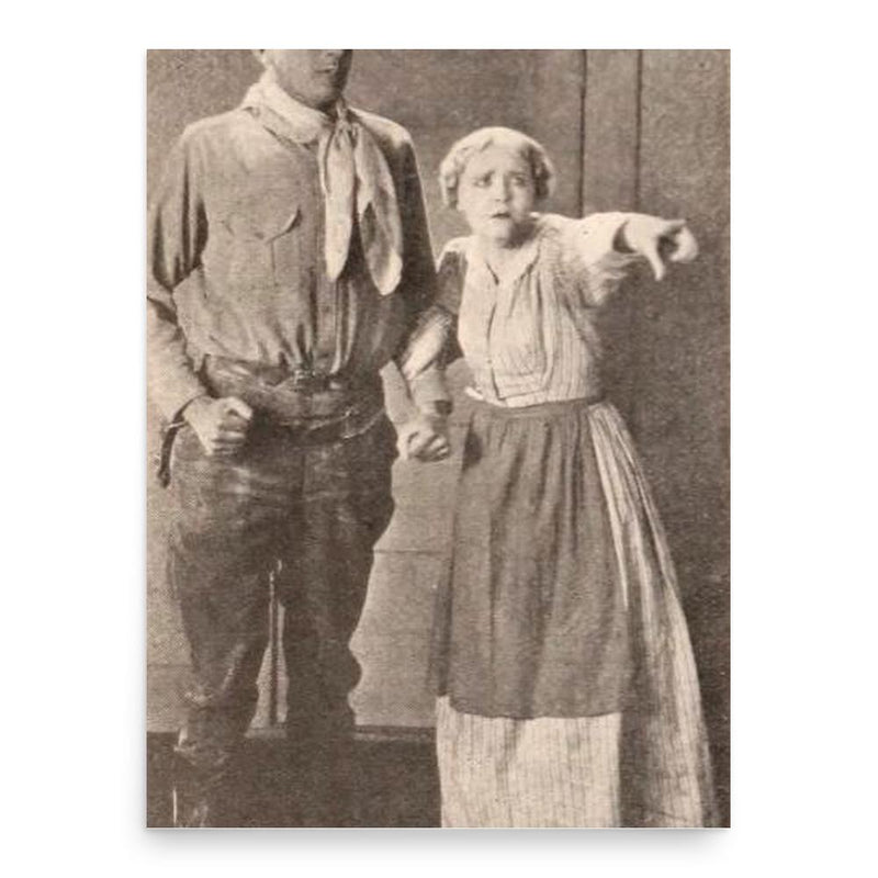 Fanny Midgley poster print, in size 18x24 inches.