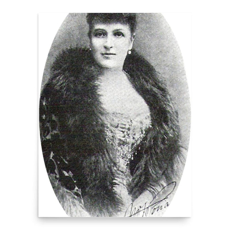 Fanny Ronalds poster print, in size 18x24 inches.