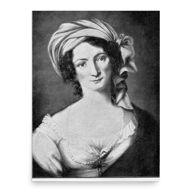 Fanny Tarnow poster print, in size 18x24 inches.