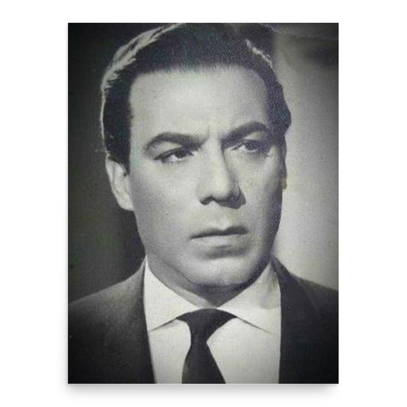 Farid Shawqi poster print, in size 18x24 inches.
