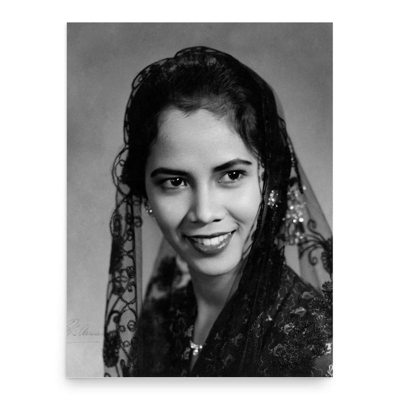 Farida Arriany poster print, in size 18x24 inches.