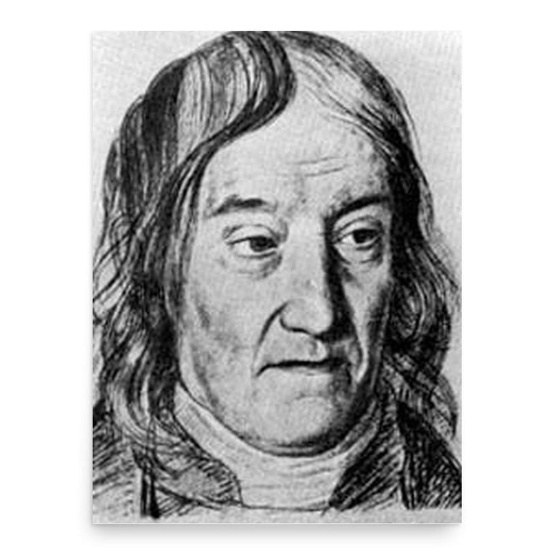 Farkas Bolyai poster print, in size 18x24 inches.