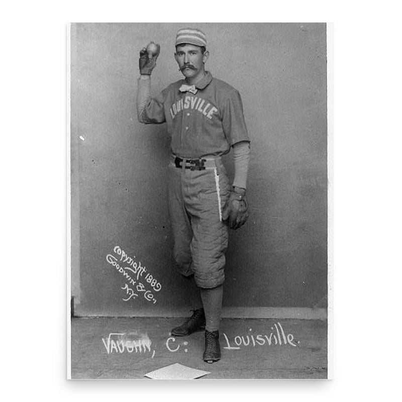 Farmer Vaughn poster print, in size 18x24 inches.