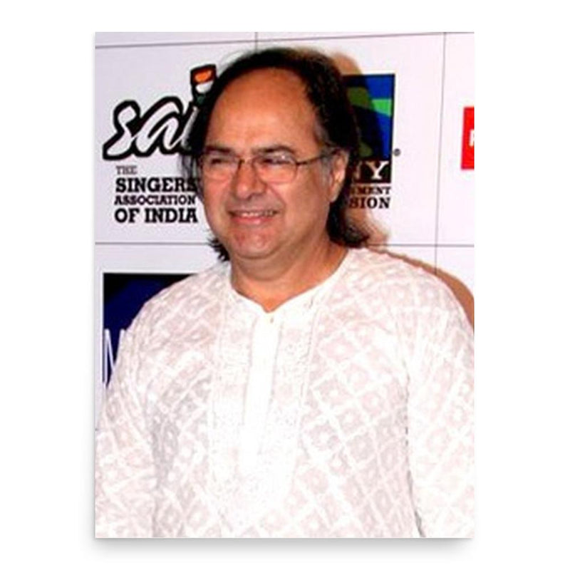 Farooq Sheikh poster print, in size 18x24 inches.