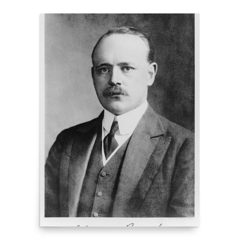 Farquhar Buzzard poster print, in size 18x24 inches.