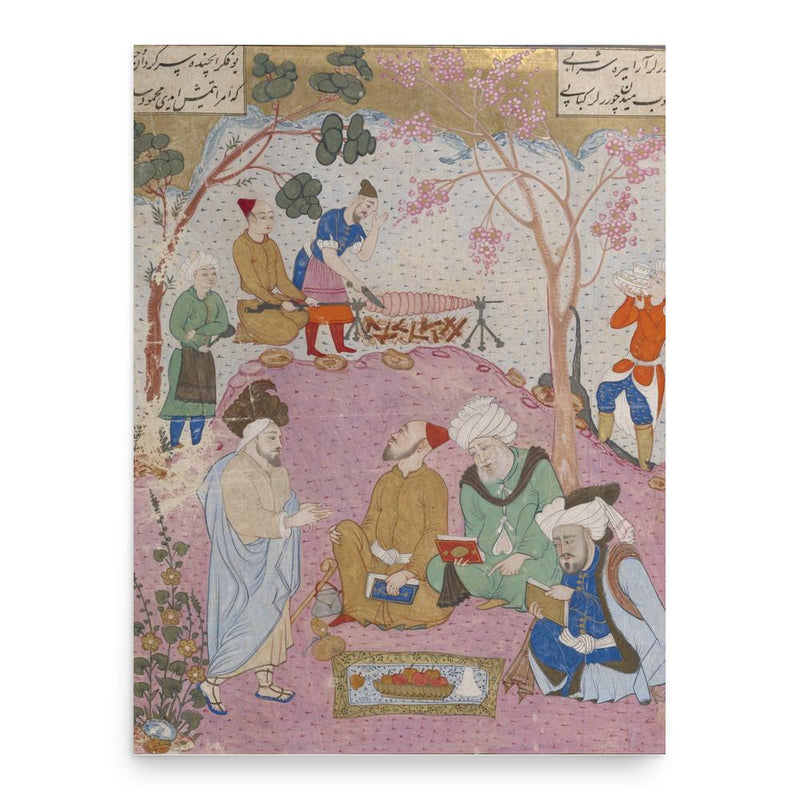 Farrukhi Sistani poster print, in size 18x24 inches.