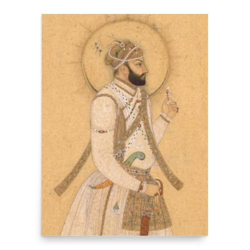 Farrukhsiyar poster print, in size 18x24 inches.