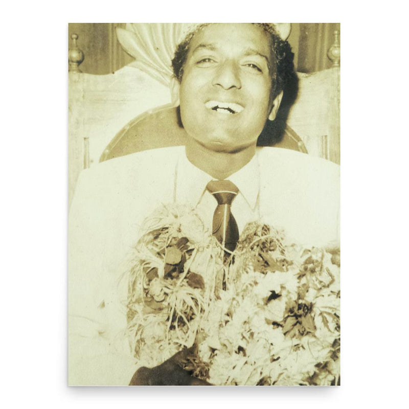 Faruk Kaiser poster print, in size 18x24 inches.