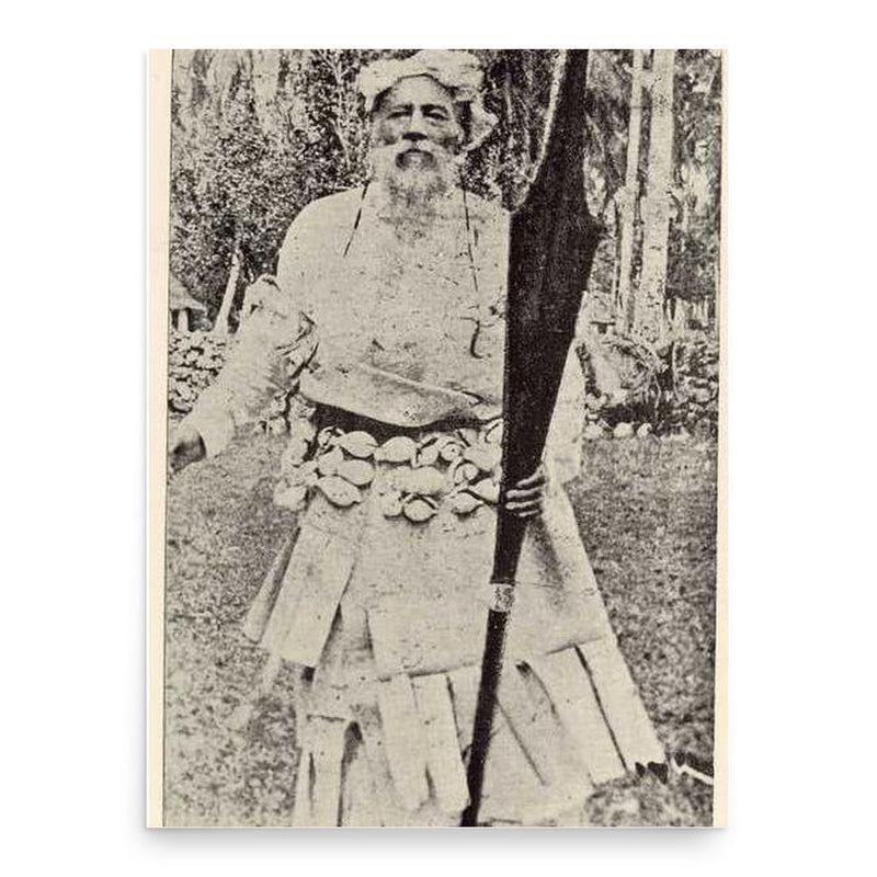 Fata-a-iki poster print, in size 18x24 inches.