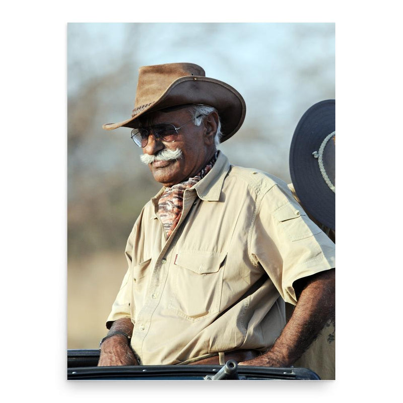 Fateh Singh Rathore poster print, in size 18x24 inches.