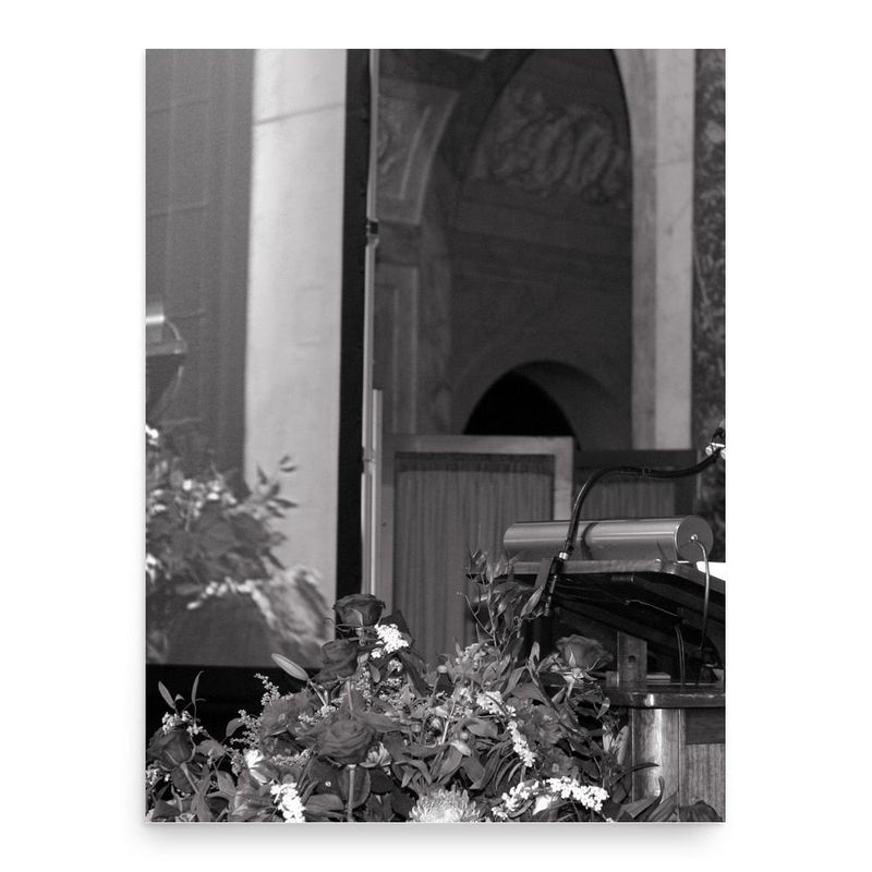 Fatema Mernissi poster print, in size 18x24 inches.