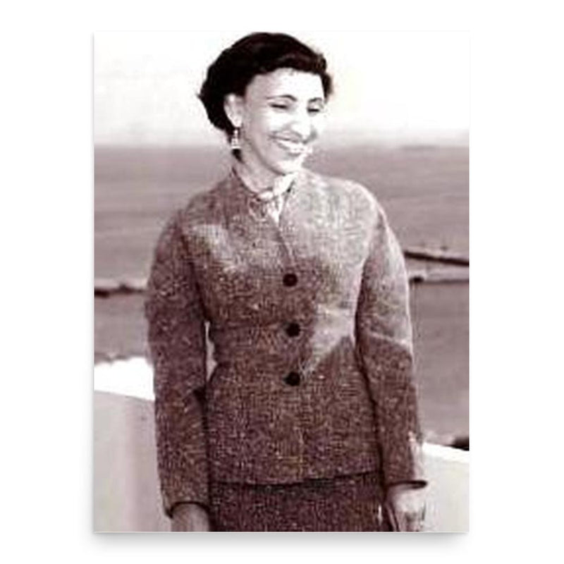 Fatimah el-Sharif poster print, in size 18x24 inches.