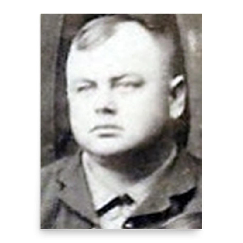 Fatty Briody poster print, in size 18x24 inches.