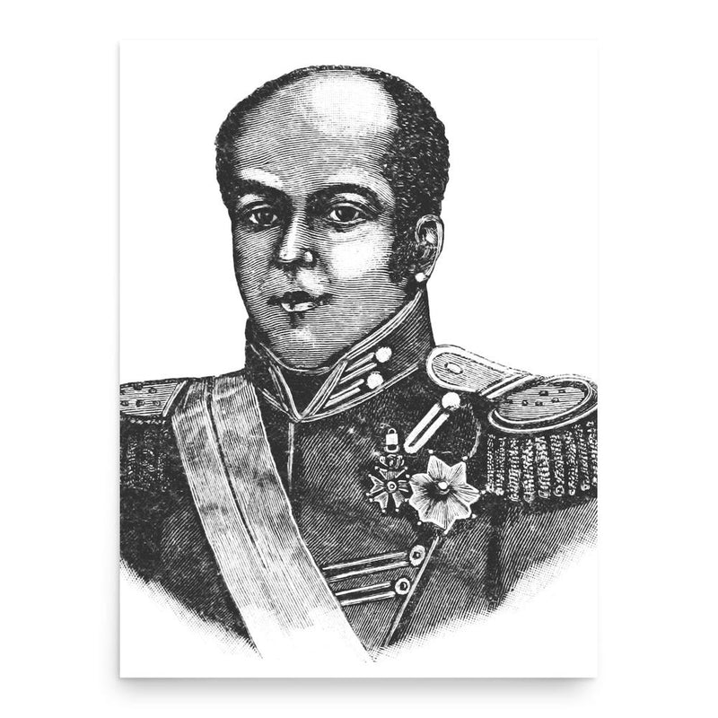 Faustin Soulouque poster print, in size 18x24 inches.