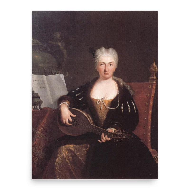 Faustina Bordoni poster print, in size 18x24 inches.