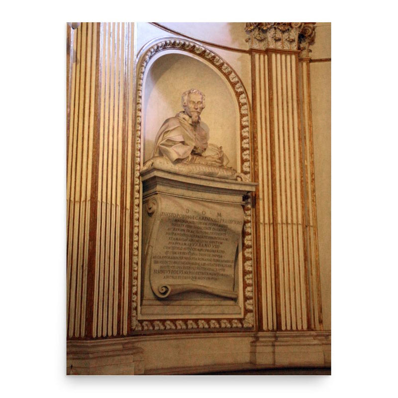 Fausto Poli poster print, in size 18x24 inches.