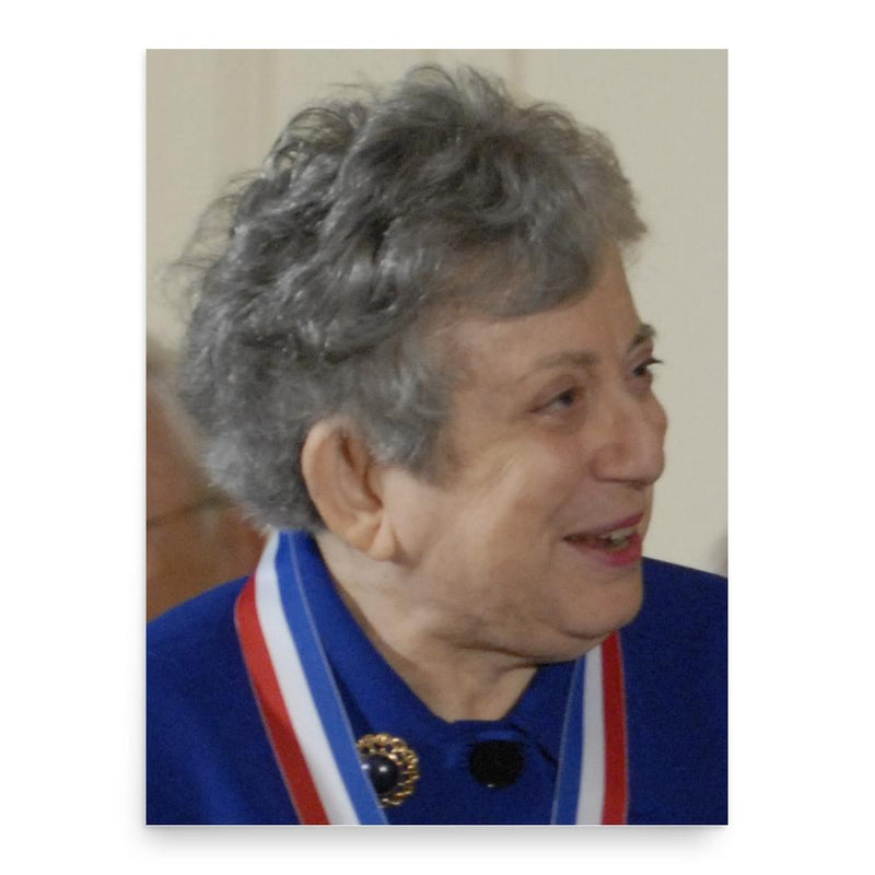 Fay Ajzenberg-Selove poster print, in size 18x24 inches.