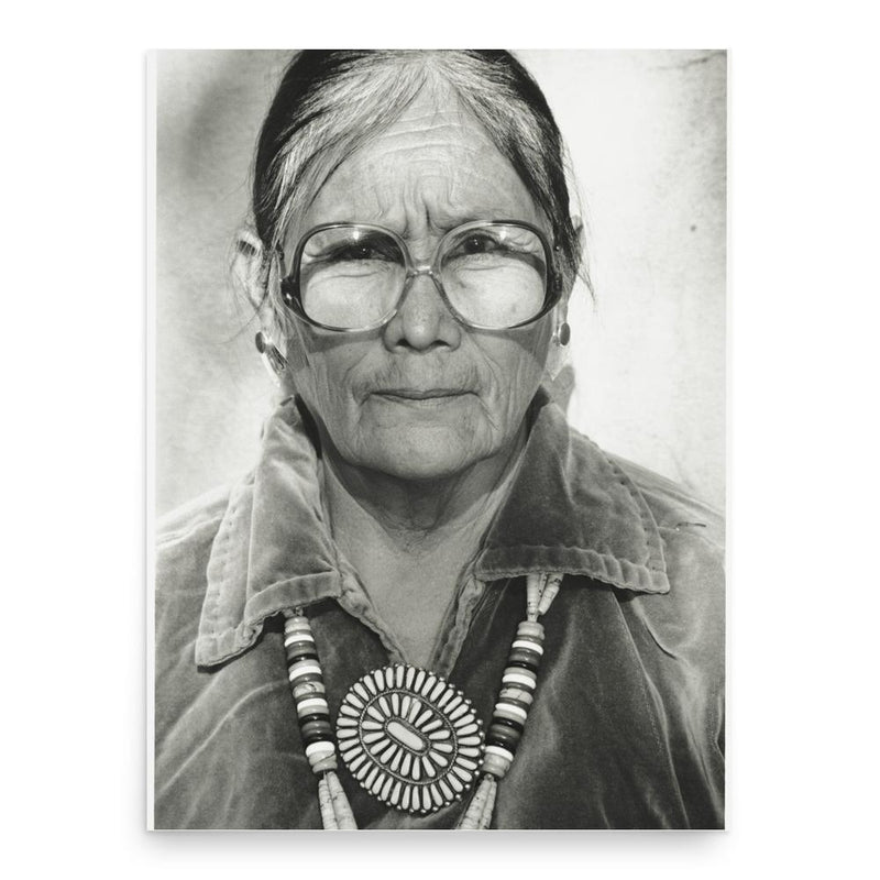 Faye Tso poster print, in size 18x24 inches.