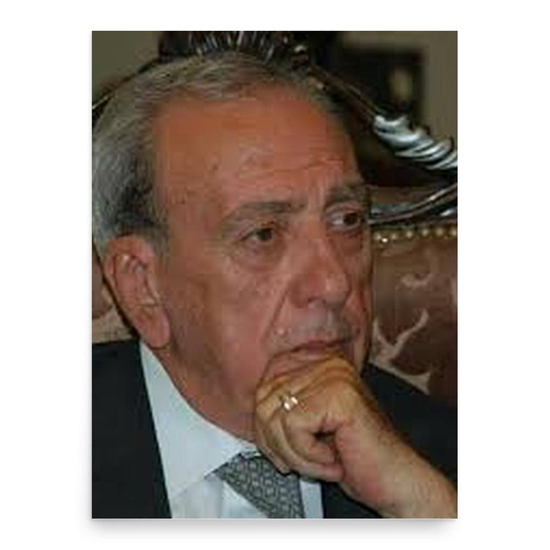 Fayez Sayegh poster print, in size 18x24 inches.