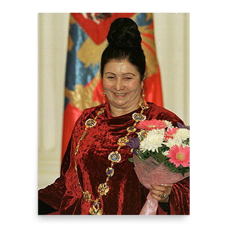 Fazu Aliyeva poster print, in size 18x24 inches.