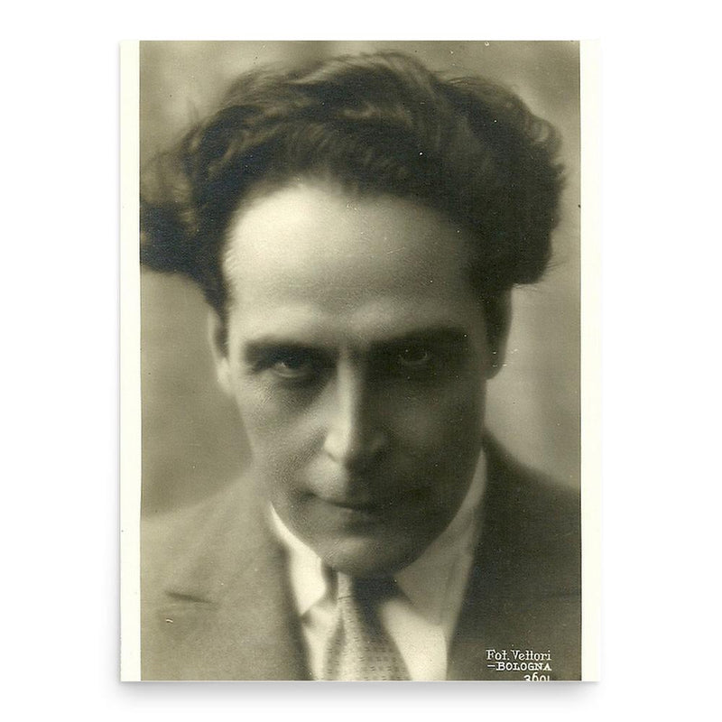 Febo Mari poster print, in size 18x24 inches.