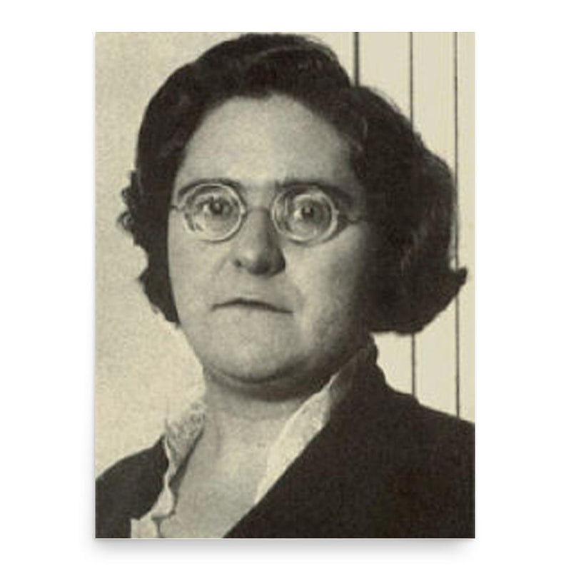 Federica Montseny poster print, in size 18x24 inches.