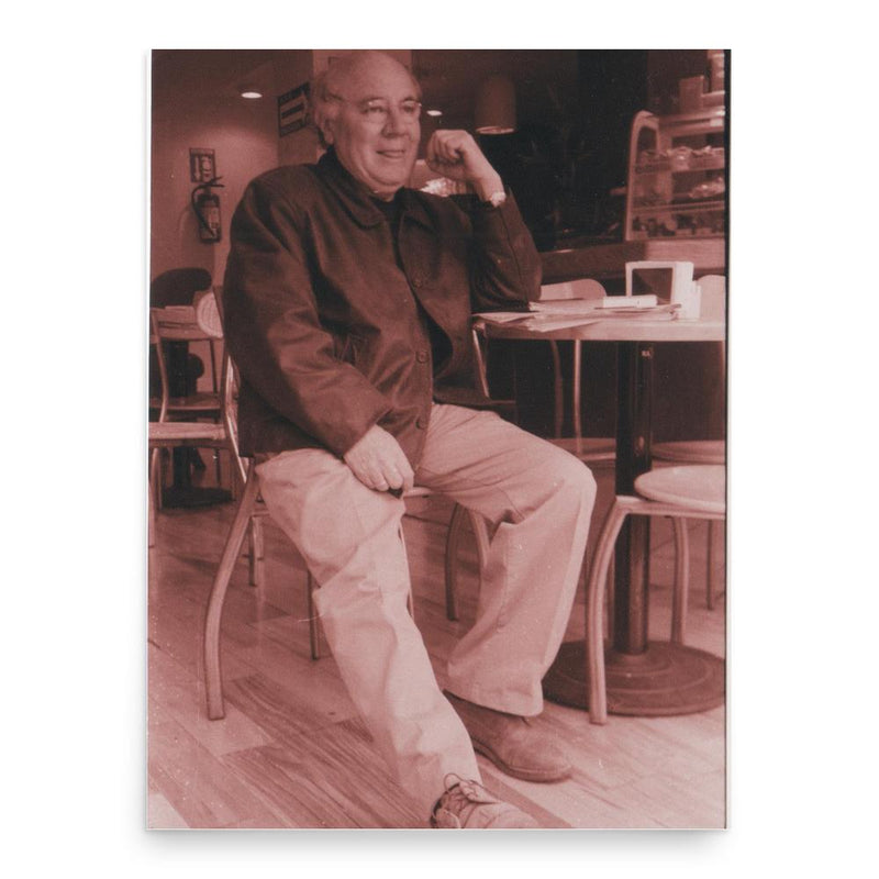 Federico Campbell poster print, in size 18x24 inches.