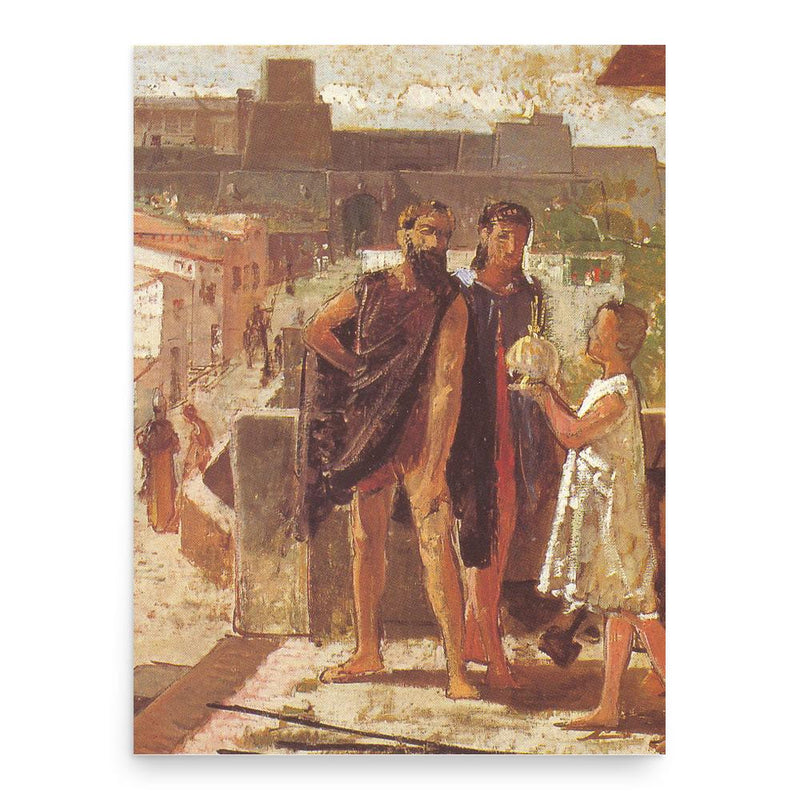 Federico Faruffini poster print, in size 18x24 inches.