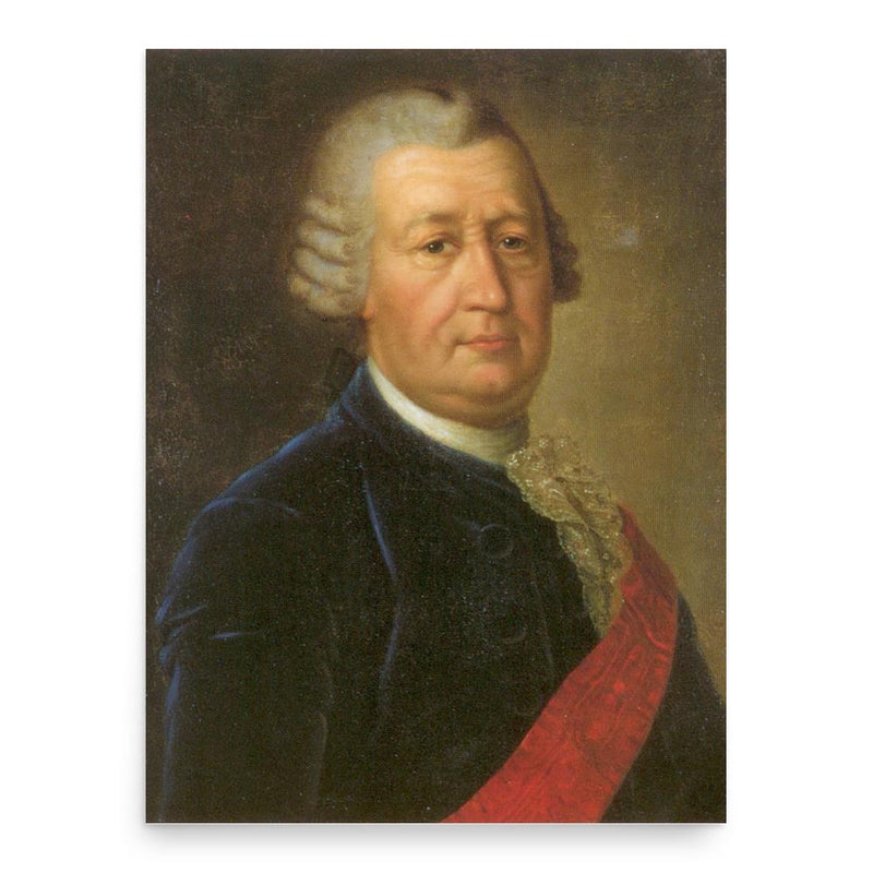 Fedor Ivanovich Soimonov poster print, in size 18x24 inches.