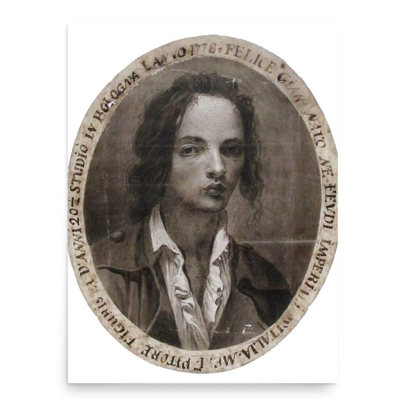 Felice Giani poster print, in size 18x24 inches.